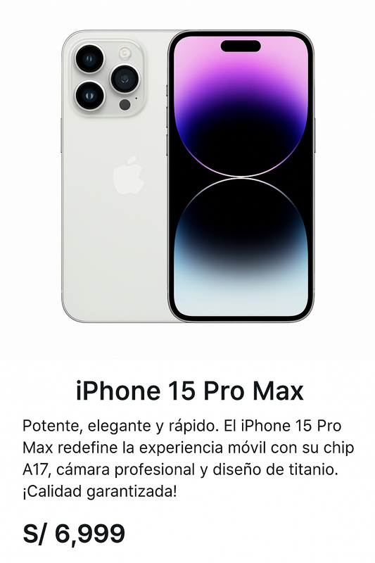 iPhone 15 Pro Max